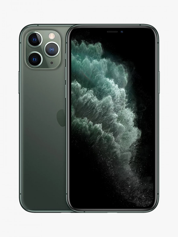 Apple iPhone 11 Pro, iOS, 5.8", 4G LTE, SIM Free, 64GB, Midnight Green